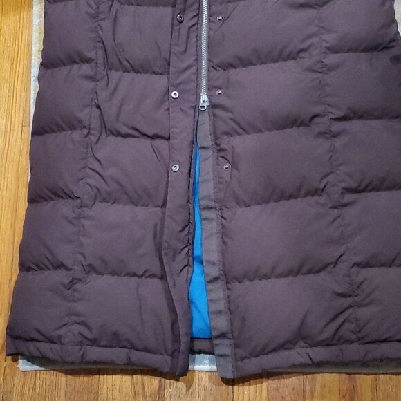 L.L. Bean Vintage Full Length Goose Down Filled Puffer Trench Coat in Brown XLP - Picture 10 of 16